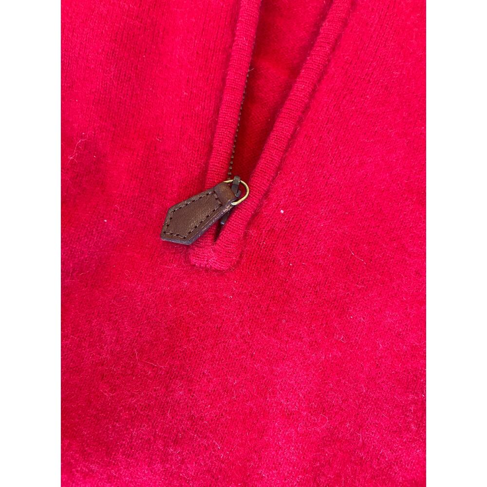 Daniel Bishop 100% Cashmere Pullover Quarter Zip Sweater Men XL Classy Preppy - Picture 9 of 10
